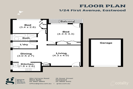 Property photo of 1/24 First Avenue Eastwood NSW 2122