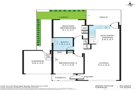 Property photo of 2/176 Warrigal Road Mentone VIC 3194