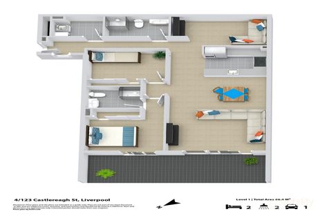 4/123 Castlereagh St, Liverpool, NSW 2170