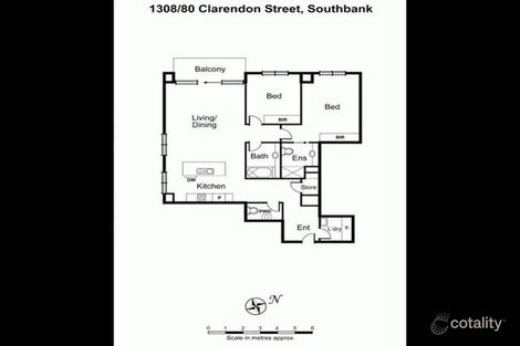 Property photo of 1308/45 Haig Street Southbank VIC 3006