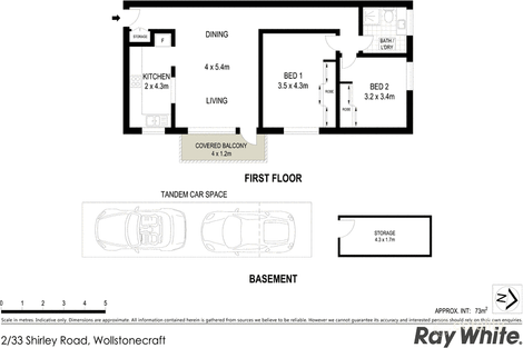 Property photo of 2/33 Shirley Road Wollstonecraft NSW 2065