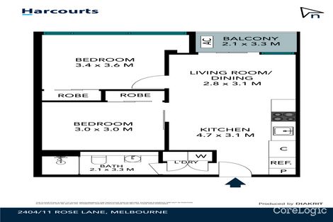 2404/11 Rose Lane, Melbourne, VIC 3000