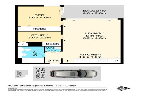 Property photo of 402/5 Brodie Spark Drive Wolli Creek NSW 2205