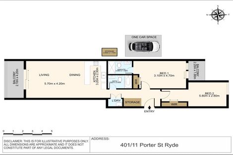 401/11 Porter St, Ryde, NSW 2112