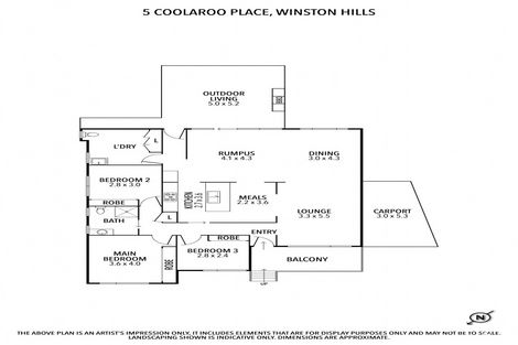 Property photo of 5 Coolaroo Place Winston Hills NSW 2153