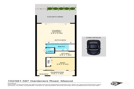 Property photo of 102/581-587 Gardeners Road Mascot NSW 2020