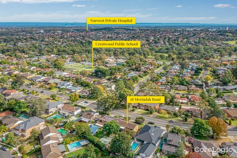 Property photo of 58 Merindah Road Baulkham Hills NSW 2153