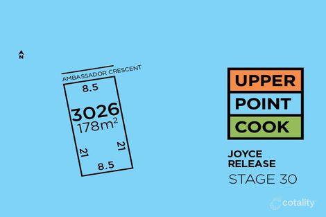 Lot 3026 Ambassador Cres, Point Cook, VIC 3030