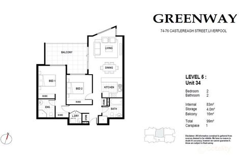 Property photo of 34/74-76 Castlereagh Street Liverpool NSW 2170