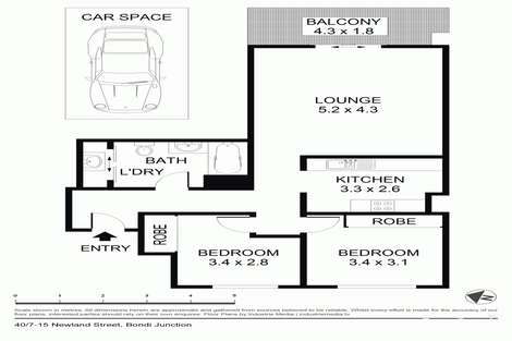 Property photo of 40/7-15 Newland Street Bondi Junction NSW 2022