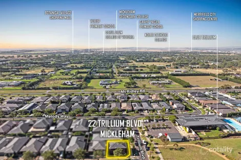 Property photo of 22 Trillium Boulevard Mickleham VIC 3064