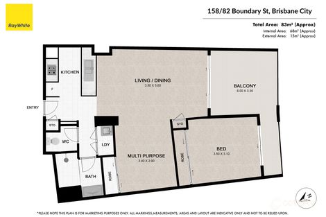158/82 Boundary St, Brisbane City, QLD 4000