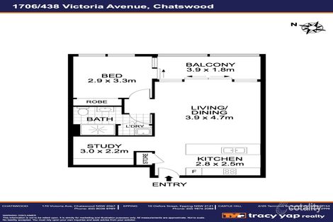 Property photo of 1706/438 Victoria Avenue Chatswood NSW 2067