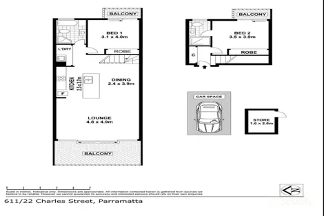 611/22 Charles St, Parramatta, NSW 2150