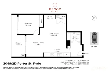 Property photo of 2049/2D Porter Street Ryde NSW 2112