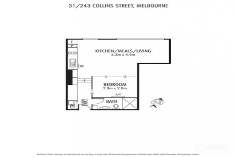 Property photo of 31/243 Collins Street Melbourne VIC 3000