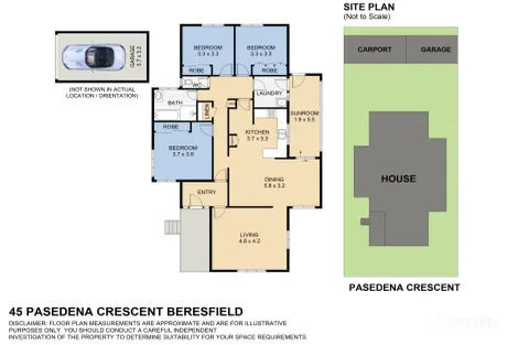 Property photo of 45 Pasedena Crescent Beresfield NSW 2322