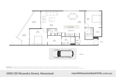 Property photo of 1005/20 Wyandra Street Newstead QLD 4006