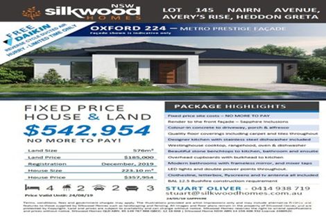 Lot 145 Nairn Ave, Heddon Greta, NSW 2321