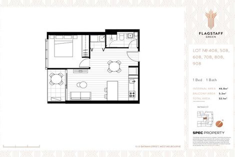 808/23 Batman St, West Melbourne, VIC 3003