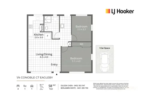 Property photo of 1/4 Conoble Court Eagleby QLD 4207