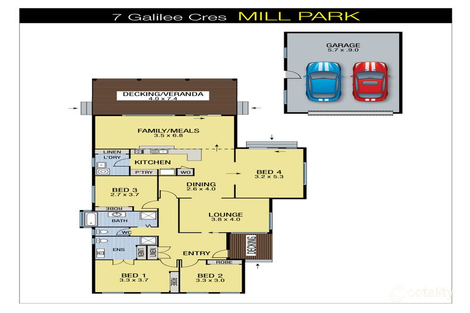 Property photo of 7 Galilee Crescent Mill Park VIC 3082