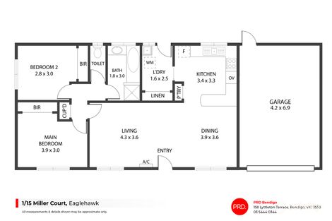 Property photo of 1/15 Miller Court Eaglehawk VIC 3556