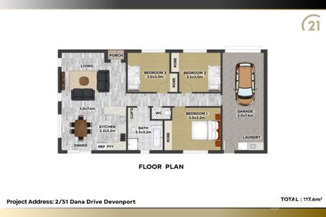 Property photo of 1/51 Dana Drive Devonport TAS 7310