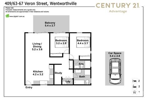 Property photo of 409/63-67 Veron Street Wentworthville NSW 2145