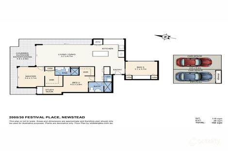 Property photo of 2005/30 Festival Place Newstead QLD 4006