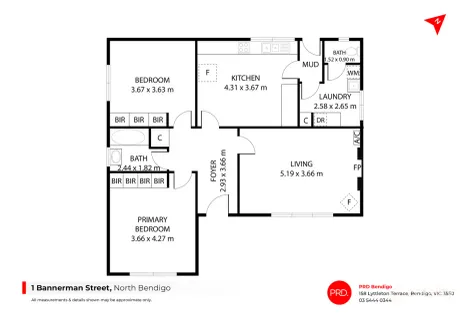 Property photo of 1 Bannerman Street Bendigo VIC 3550