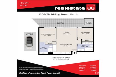 Property photo of 1206/78 Stirling Street Perth WA 6000