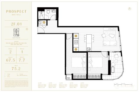 2bed/9 Prospect St, Box Hill, VIC 3128