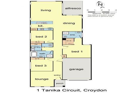 Property photo of 1 Tanika Circuit Croydon VIC 3136