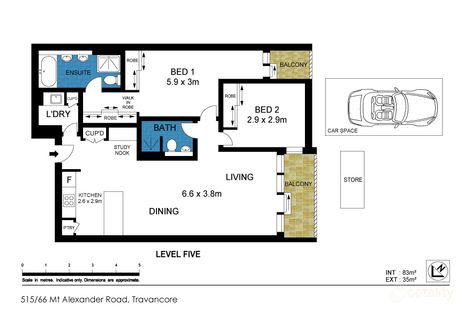 Property photo of 515/66 Mt Alexander Road Travancore VIC 3032