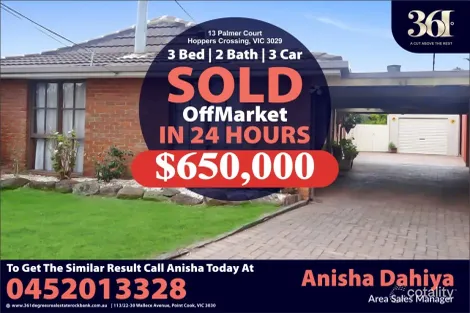 13 Palmer Ct, Hoppers Crossing, VIC 3029