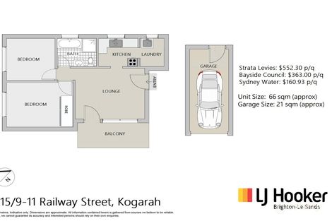 Property photo of 15/9-11 Railway Street Kogarah NSW 2217