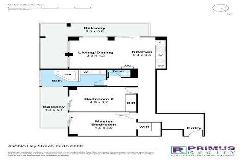 45/996 Hay St, Perth, WA 6000