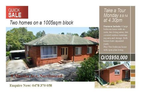 Property photo of 8 Martha Avenue Northmead NSW 2152