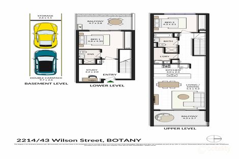 2214/43-45 Wilson St, Botany, NSW 2019
