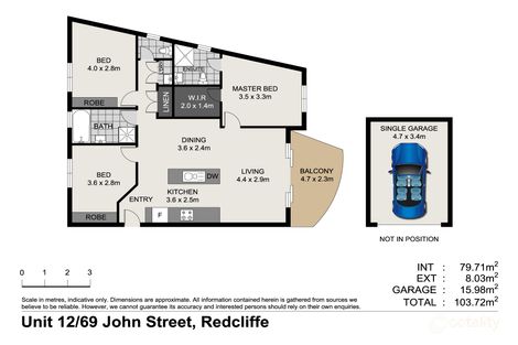 12/69 John St, Redcliffe, QLD 4020