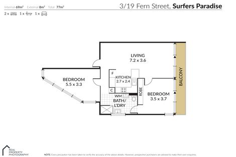 Property photo of 3/19 Fern Street Surfers Paradise QLD 4217