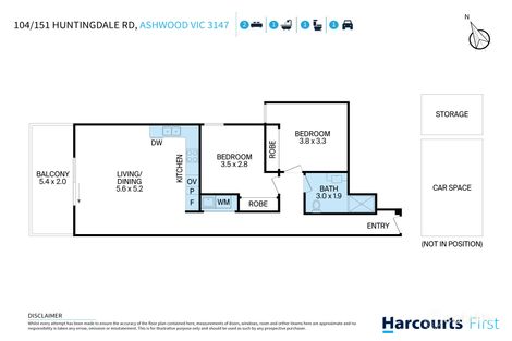 Property photo of 104/151-153 Huntingdale Road Ashwood VIC 3147