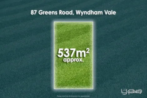 Property photo of 87 Greens Road Wyndham Vale VIC 3024