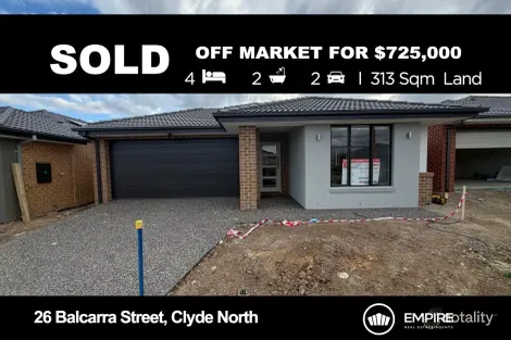 Property photo of 26 Clydevale Avenue Clyde North VIC 3978