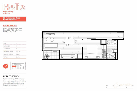 1006/93 Flemington Rd, North Melbourne, VIC 3051