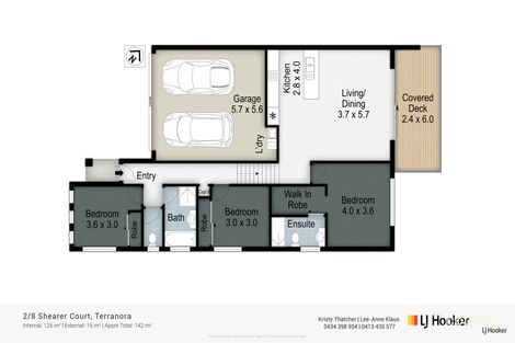 Property photo of 2/8 Shearer Court Terranora NSW 2486