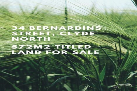 Property photo of 34 Bernardins Street Clyde North VIC 3978