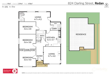Property photo of 824 Darling Street Redan VIC 3350