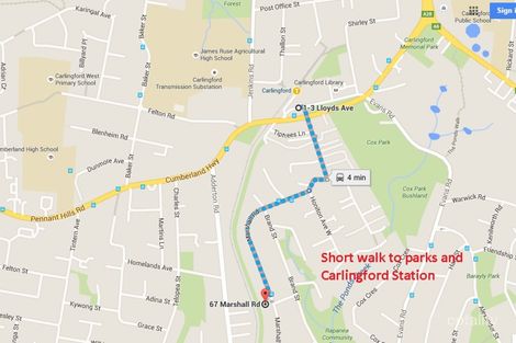 Property photo of 67 Marshall Road Carlingford NSW 2118